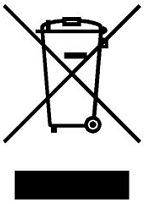 WEEE-approved recycle bin marking