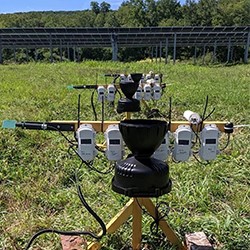 HOBO Data Logger Sensors in field