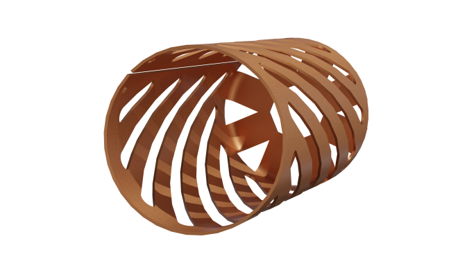 end of copper biofouling guard for protecting sensors in water