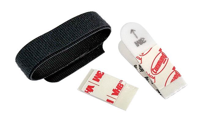 Mounting tape options in kit for mounting MX1101 data logger