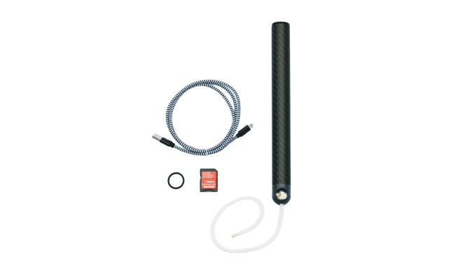 components of Lowell Instruments shallow water current meter
