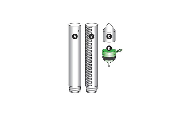 parts of HOBO standard stilling well construction kit with PVC pipe, eco cap