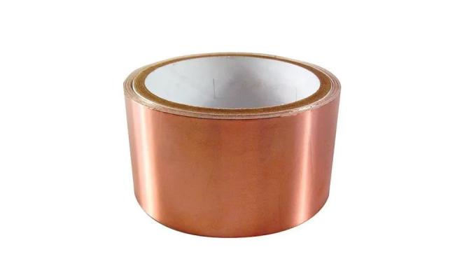 roll of copper tape used to prevent biofouling in water monitoring