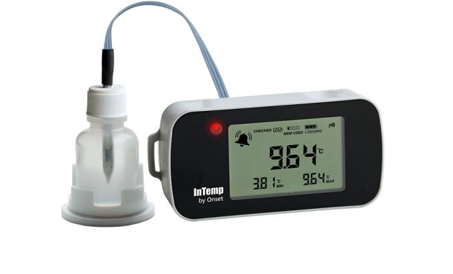 InTemp Bluetooth Temperature Data Logger with Glycol Bottle