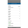 View of phone screen showing data downloaded from HOBO data loggers using HOBOconnect mobile data monitoring app
