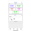 HOBOconnect mobile data monitoring app shows data on dashboard feature