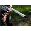LI-COR PAR light sensor rod held by man measuring scattered sunlight