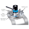 diagram of leveling stake and bracket and light sensor components
