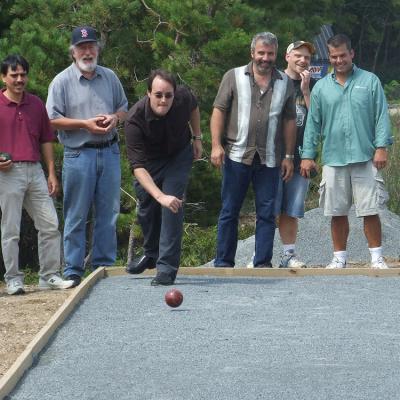 Bocce court