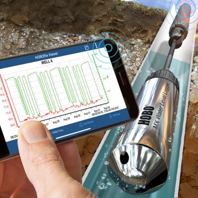 Onset's HOBO MX2001 water level data logger 