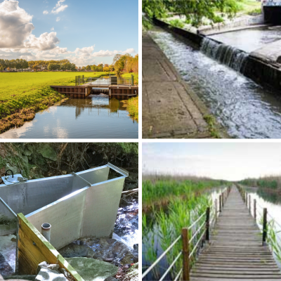 Water Flow Collage – Dam Management