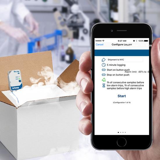 InTemp CX405 Dry Ice Data Logger